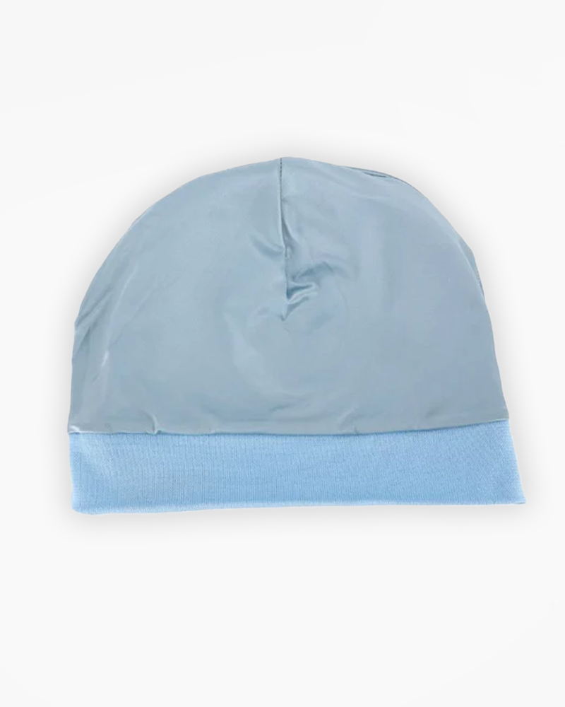SKULL CAP BLEU - INTÉRIEUR SATIN