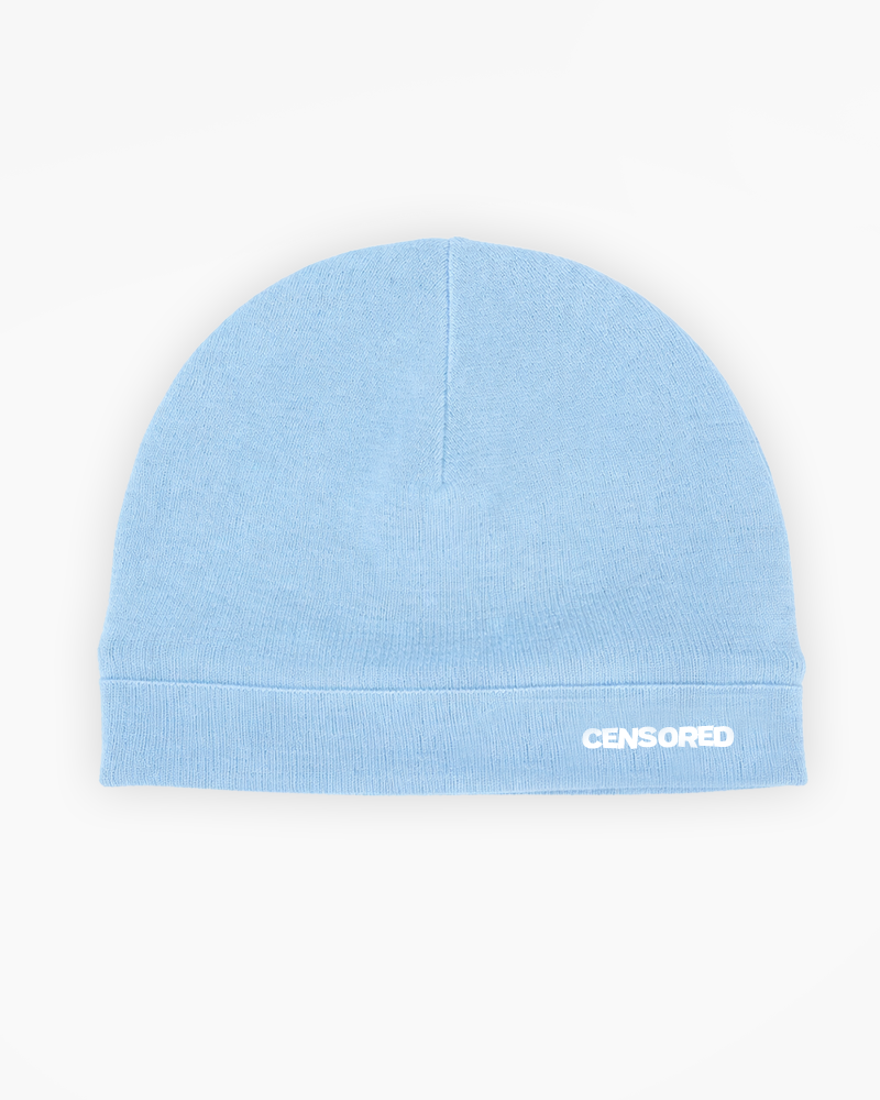 SKULL CAP BLEU - INTÉRIEUR SATIN
