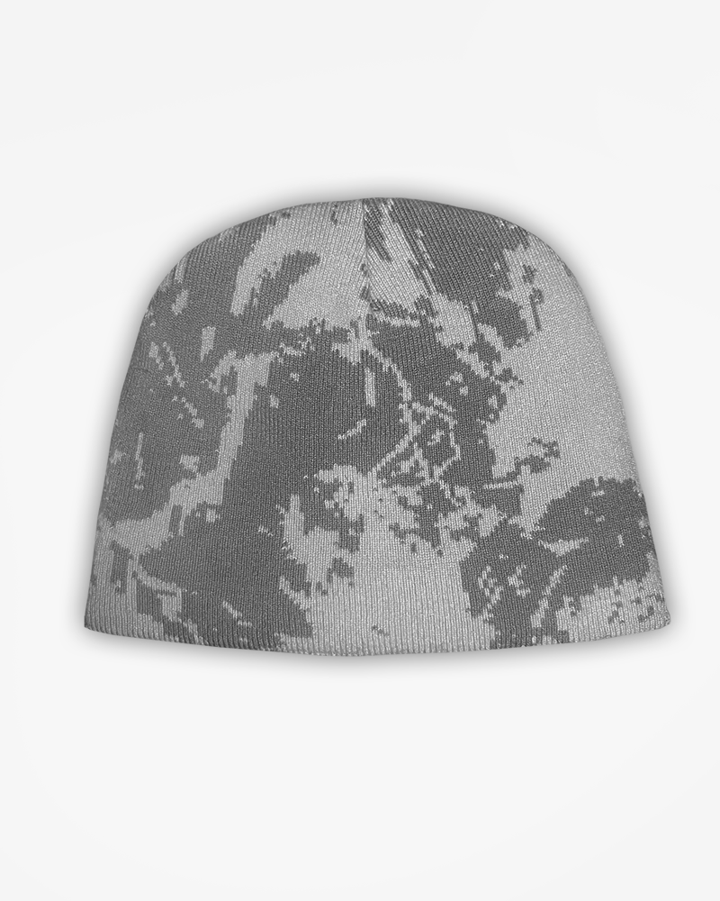 CENSORED BEANIE GRIS - INTÉRIEUR SATIN